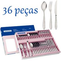Faqueiro Churrasco Aço Inox 36 pç Laguna Completo Tramontina