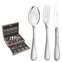 Faqueiro com Estojo Tramontina Renascença Facas em Inox com Detalhes no Cabo 130 Peças 66929223