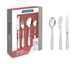 Faqueiro com Facas para Churrasco 24 Peças Laguna Tramontina Faqueiro com Facas para Churrasco 24 Peças Laguna Tramontina