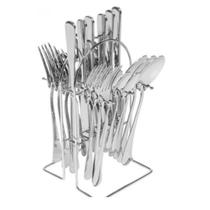 Faqueiro Com Suporte Kit 24 Peças Serve 6 Pessoas Aço Inox Faqueiro Com Suporte Kit 24 Peças Serve 6 Pessoas Aço Inox