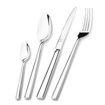 Faqueiro De Aço Inox Sem Estojo Hercules Mykonos 101 Peças