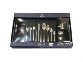 Faqueiro de Inox Linha Berna 130 pcs Luxo Wolff