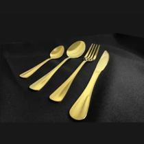 Faqueiro Dourado Passion 16 peças - By Fineza