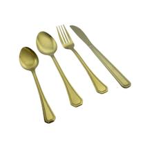 Faqueiro Dourado Versance 16 pecas Fineza