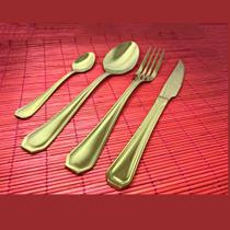 Faqueiro Dourado Victoria 32 Pecas - By Fineza