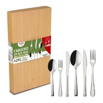 Faqueiro em aço inox Decor Bambu 42 Peças Faqueiro em aço inox Decor Bambu 42 Peças