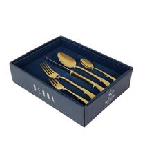 Faqueiro em Aço Inox Gift Box Wolff Berna Dourado (30 Peças)