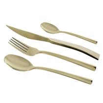 Faqueiro Em Aço Inox Ravel De 24 Peças Dourado Fracalanza Faqueiro Em Aço Inox Ravel De 24 Peças Dourado Fracalanza