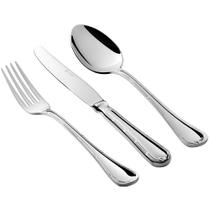 Faqueiro em aço inox Saint James Croise 130 peças: Elegância e sofisticação para sua mesa