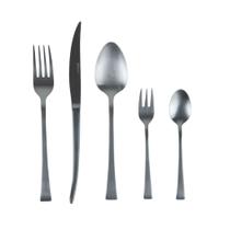 Faqueiro Em Inox Berna Preto Fosco Com 30 Peças Wolff