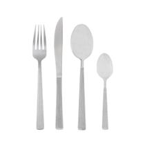 Faqueiro Em Inox Santorini Com 16 Peças Lyor Prata