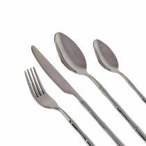 Faqueiro Em Inox Steel Wood Com 24 Peças Fracalanza