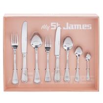Faqueiro em Prata Saint James Four Seasons 48 Peças: Elegância Versátil para 6 Pessoas