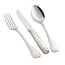 Faqueiro em prata Saint James Pérola 101 peças com estojo: Luxo e tradição para 12 Pessoas