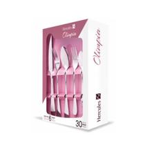 Faqueiro Estojo papelão Olimpia Hercules Inox - 1555-30