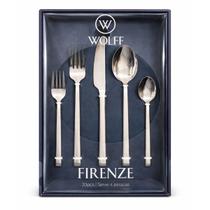 Faqueiro Firenze 20 Peças Aço Inox Jogo De Talheres Wolff