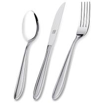 Faqueiro Hercules Inox Monterrey 42 Peças Estojo De Madeira