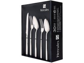Faqueiro Hercules Inox Mykonos 30 Peças Com Estojo