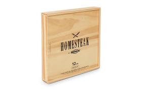 Faqueiro Homesteak Brinox Bistrô 12 Peças Com Estojo De Madeira