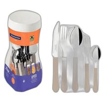 Faqueiro Inox 20 Peças Leme Cabo Cinza Tramontina