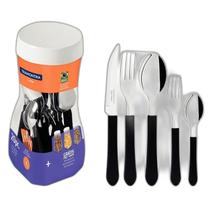 Faqueiro Inox 20 Peças Leme Cabo Preto Tramontina