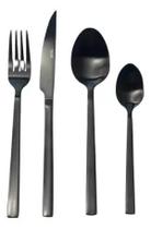 Faqueiro inox ibiza black 24 peças - tuut