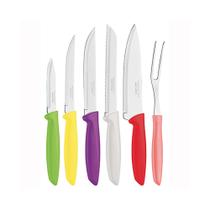 Faqueiro Inox Plenus Colorido 6pçs - Tramontina