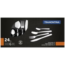 Faqueiro Inox Tramontina Búzios 24 Peças Faqueiro Inox Tramontina Búzios 24 Peças