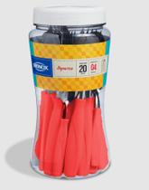 Faqueiro itaparica 20pcs vermelho - brinox