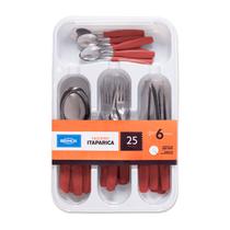 Faqueiro Itaparica 25 Pcs - VBO - Vermelho - Ref.6000/756