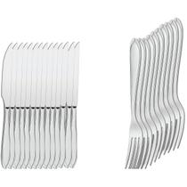 Faqueiro laguna 24 peças garfo e faca tramontina aço inox para restaurante Faqueiro laguna 24 peças garfo e faca tramontina aço inox para restaurante