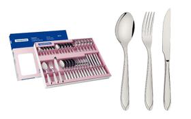 Faqueiro Laguna 36 Peças Aço Inox c/ Facas para Churrasco Tramontina