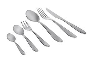 Faqueiro Laguna 36 Peças em Aço Inox com Facas para Churrasco Acabamento em Brilho Tramontina 66906/794