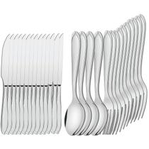 Faqueiro laguna kit 36 peças garfo faca e colher tramontina aço inox Faqueiro laguna kit 36 peças garfo faca e colher tramontina aço inox