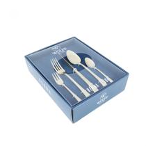 Faqueiro Luxo Em Aço Inox Berna Champanhe 30 Peças - Wolff