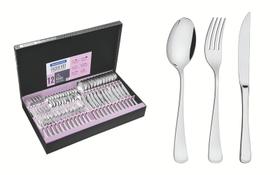 Faqueiro Mônaco 72 Peças em Aço Inox com Facas para Churrasco Forjadas Acabamento Alto Brilho Tramontina 66917/157