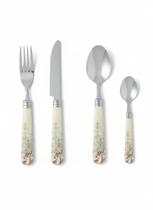 Faqueiro Natalino Aço Inox 16 Peças Cabo Baquelite - Alces.