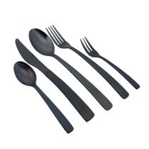 Faqueiro Norah Black Martelado 30 pecas - By Fineza Faqueiro Norah Black Martelado 30 pecas - By Fineza