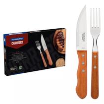 Faqueiro P/Churrasco Aço Inox Tramontina Jumbo 12 Peças Faqueiro P/Churrasco Aço Inox Tramontina Jumbo 12 Peças