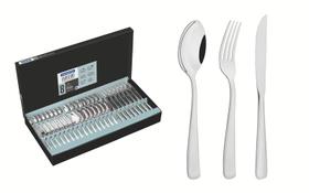 Faqueiro Pacific 48 Peças em Aço Inox com Facas de Churrasco Acabamento Alto Brilho Tramontina 66962/144 Faqueiro Pacific 48 Peças em Aço Inox com Facas de Churrasco Acabamento Alto Brilho Tramontina 66962/144