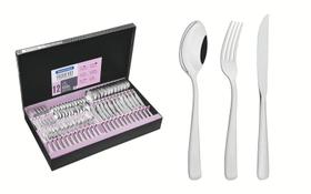 Faqueiro Pacific 72 Peças em Aço Inox com Facas para Churrasco Acabamento Alto Brilho Tramontina 66962/154 Faqueiro Pacific 72 Peças em Aço Inox com Facas para Churrasco Acabamento Alto Brilho Tramontina 66962/154