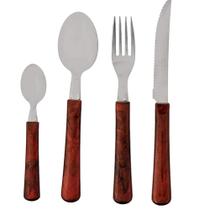 Faqueiro para 6 pessoas , 24 peças modelo Mogno em inox