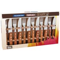 Faqueiro Para Churrasco Inox Tramontina Jumbo 12 Peças Faqueiro Para Churrasco Inox Tramontina Jumbo 12 Peças