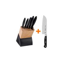 Faqueiro Plenus 6 Pçs+Faca Century Santoku 7 Pol Tramontina