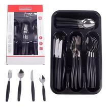 Faqueiro Quartzo Preto 25 pçs FAQR-013PT - Hauskraft