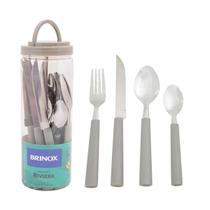 Faqueiro Riviera 24 Peças Cinza 6025/732 Brinox