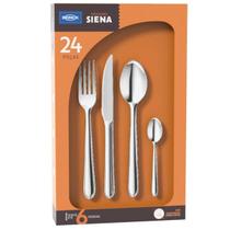 Faqueiro Siena Brinox 24 Peças Aço Inoxidável 5109/142 Brinox