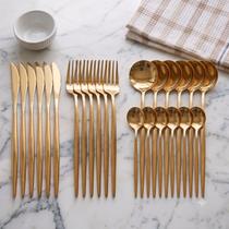 Faqueiro Slim (24 Peças) Dourado