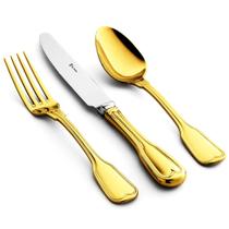 Faqueiro St. James 101 Peças Paris Dourado Faqueiro St. James 101 Peças Paris Dourado