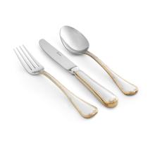 Faqueiro St. James 130 Peças Croisé Gold